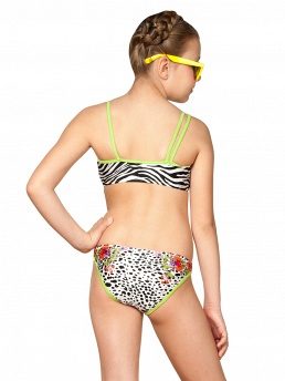 Купальник-трикини для девочек-подростков,  GS131405 Didian белый