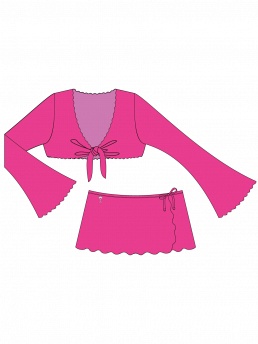 Болеро с юбкой Nonne,  GT/GN011405A AF Nonne розовый
