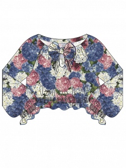 Туника Orsolina,  GT021206 AF Orsolina голубой