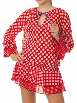 Туника для девочки,  GT041115 Allure красный