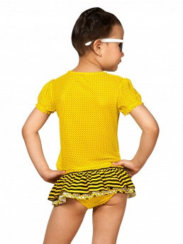 Футболка для девочек,  GTF051413 Murmur жёлтый