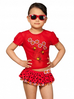 Футболка для девочек,  GTF051414 Zizz красный