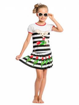 Футболка с юбкой Linn,  GY011708 AF Linn разноцветный