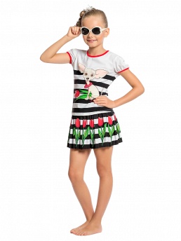 Футболка с юбкой Linn,  GY011708 AF Linn разноцветный