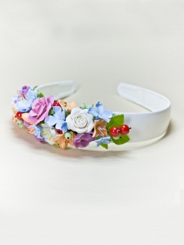 Ободок,  JLS24 белый