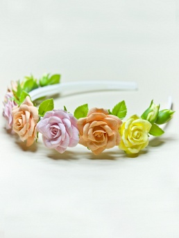 Ободок,  JLS4 белый