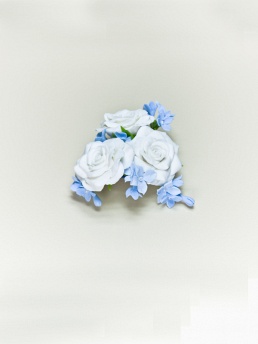 Заколка,  JLS6 белый