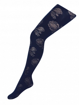 Колготки детские, Intreccio Bambini LAVATERA 60, blu scuro,  LAVATERA 60 синий
