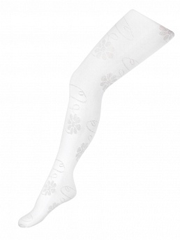 Колготки детские, Intreccio Bambini MARGHERITA 60, bianco,  MARGHERITA 60 белый