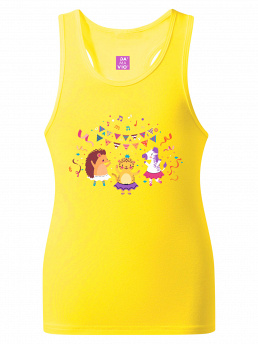 Майка, MDS011903Y, хлопок, жёлтый,  MDS011903Y жёлтый