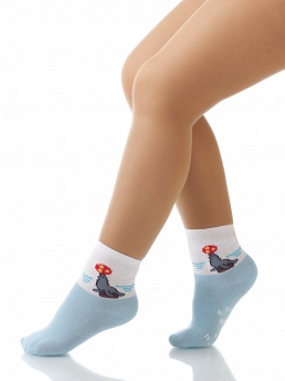 Носки детские,  N-0816 голубой