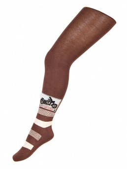 Колготки для мальчика,  NKR080804 коричневый