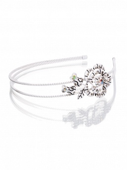 Ободок, Perlitta PACO041402, чёрно-белый,  PACO041402 белый