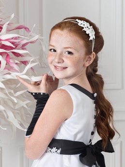 Ободок, Perlitta PACO041405, белый,  PACO041405 белый