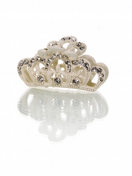 Заколка-крабик, Perlitta PACP041423, айвори,  PACP041423 