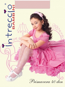 Колготки детские, Intreccio Bambini PIOVANA 40, rosa,  PIOVANA 40 розовый