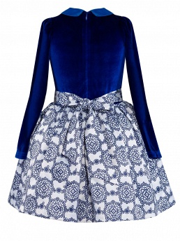 Платье, Perlitta PRA051602, royal blue/white,  PRA051602 синий