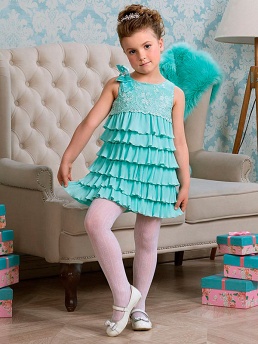 Платье, Perlitta PRA061606A, light turquoise,  PRA061606A зелёный