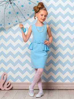 Платье, Perlitta PRA061614А, light blue,  PRA061614А голубой