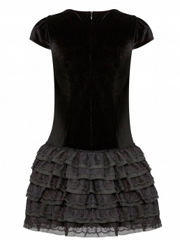 Платье, Perlitta PRA061616, black,  PRA061616 чёрный