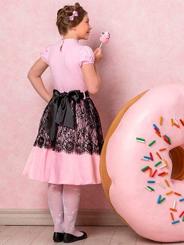 Топ с юбкой, Perlitta PRGk061615В, pink,  PRGk061615В розовый