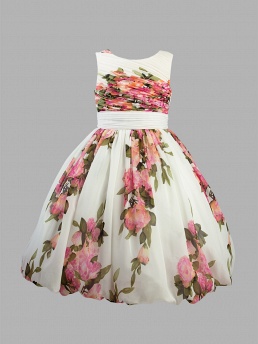 Платье для девочек, Perlitta PSA011502, мультиколор,  PSA011502 разноцветный