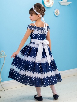 Платье для девочек,  PSA031404 синий