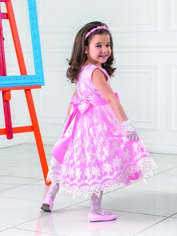 Платье для девочек, Perlitta PSA031501, нежно-розовый,  PSA031501 розовый