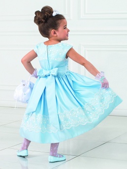 Платье для девочек, Perlitta PSA061501, нежно-голубой,  PSA061501 голубой
