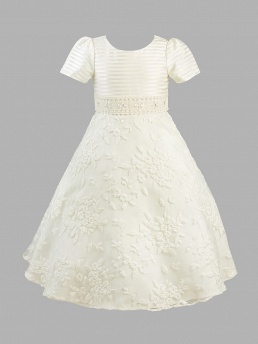 Платье для девочек, Perlitta PSA091503, айвори,  PSA091503 бежевый