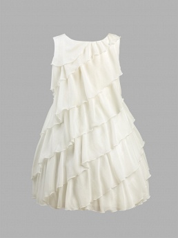 Платье для девочек, Perlitta PSA091505, айвори,  PSA091505 бежевый