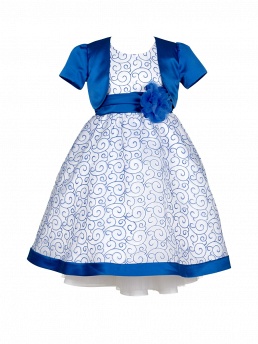 Платье и болеро для девочек,  PSAK011304 синий