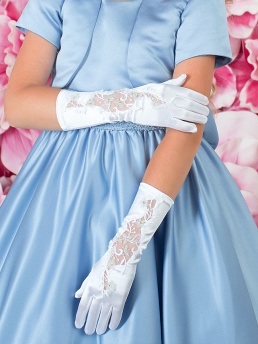 Платье праздничное детское с болеро,  PSAK051403 голубой
