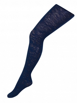 Колготки детские, Intreccio Bambini ROSONE 60, blu scuro,  ROSONE 60 синий