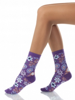 Носки детские, Arina SAK-1225, сиреневый,  SAK-1225 сиреневый