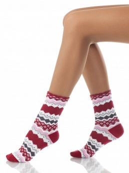 Носки детские, Arina SAK-1226, бордовый,  SAK-1226 