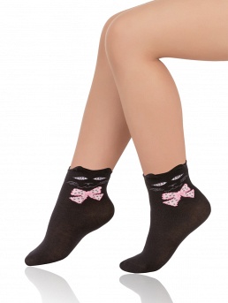 Носки детские, Arina SAK-14201, чёрный,  SAK-14201 чёрный