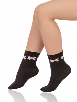 Носки детские, Arina SAK-14202, чёрный,  SAK-14202 чёрный