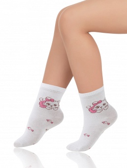 Носки детские, Arina SAK-14216, белый,  SAK-14216 белый