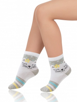 Носки детские, Arina SAK-14217, белый,  SAK-14217 белый