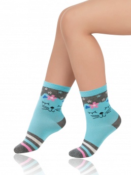Носки детские, Arina SAK-14217, голубой,  SAK-14217 голубой