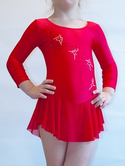 Купальник детский, Arina SGK200827O, красный,  SGK200827O красный