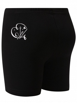 Шорты, SKDS011601B, хлопок, чёрный,  SKDS011601B чёрный