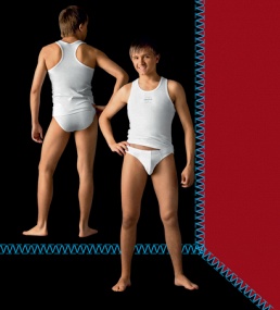 Майка с трусами,  TBS9915A белый