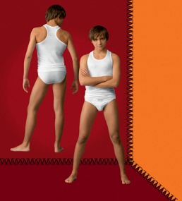 Майка с трусами,  TBS9916A белый