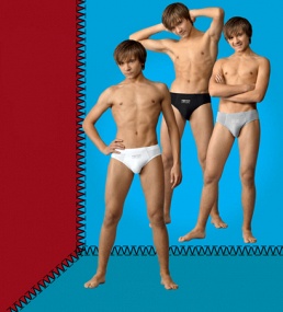 Трусы для мальчика, 3 шт.,  TP9909A белый