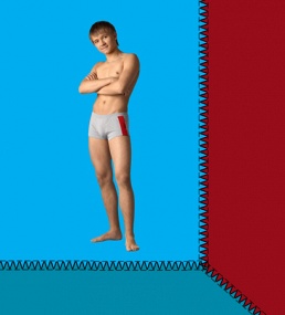 Трусы-боксеры для мальчиков,  TXL9912D серый