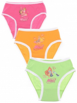 Трусы, 3 шт., Franzoni Winx Moda, multicolor,  Winx Moda розовый