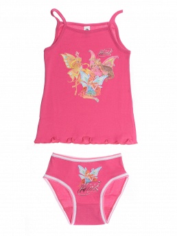 Майка с трусами Winx, Franzoni Winx New York, rosa diamant,  Winx New York розовый