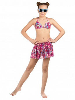 Топ с плавками и юбкой Isabelle,  YDU111604 Isabelle разноцветный